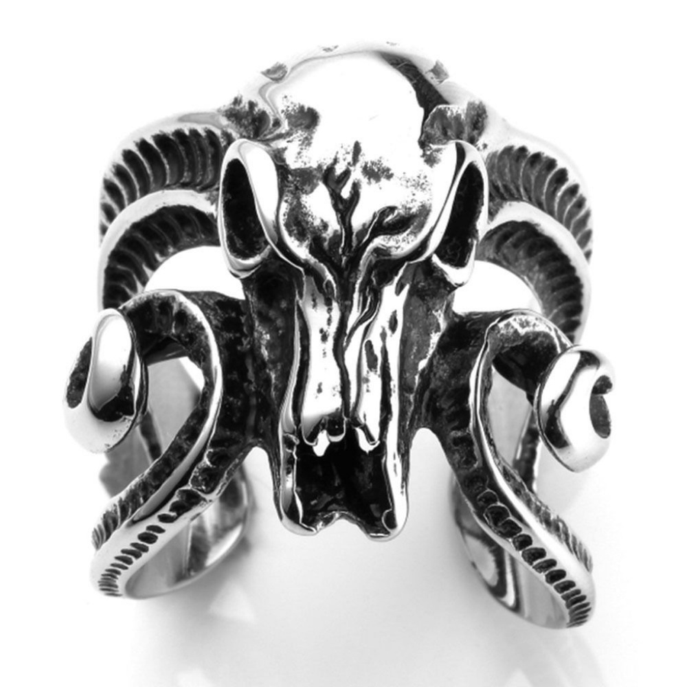 Stainless Steel ram skull - Picture 3 of 3